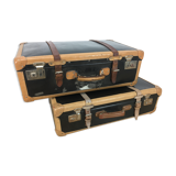 Suite of 2 suitcases, 50s
