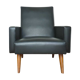 Black skai chair