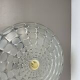 Glass flushmount wall light  peill and putzler lights attrib., germany, 1970s