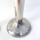 Pair of silver-plated metal candlesticks, 1930