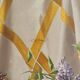 Old painting, oil on wood, lilac flowers on drapery by Sarret.