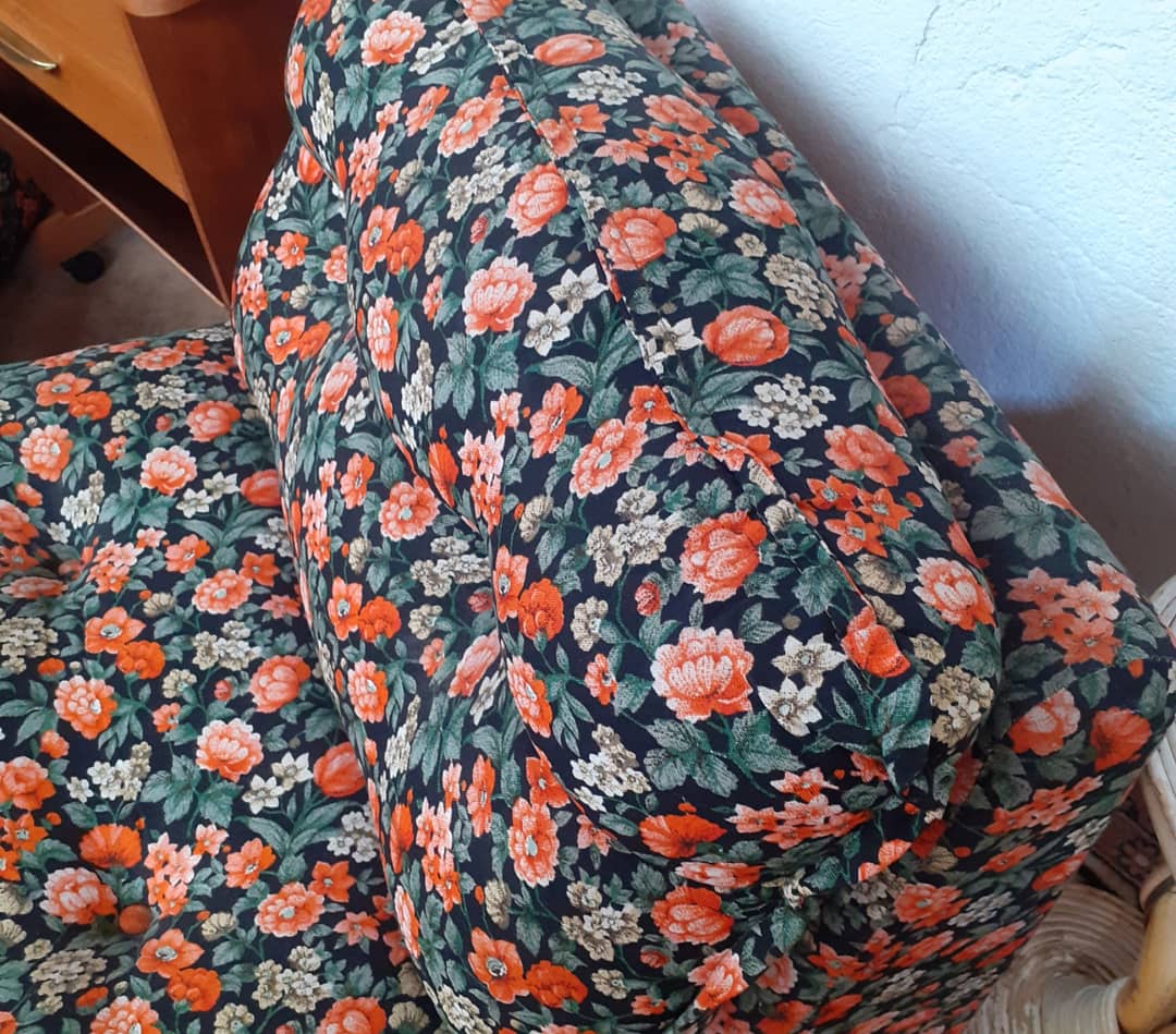 Pair of vintage flowery heaters 1970