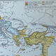Historical map - Barbarian kingdoms and Merovingian Gaul - 27x37cm