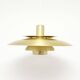 Vintage Danish lamp in brass, 1970's