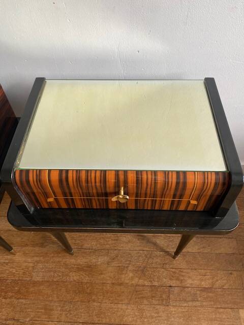 Pair of vintage bedside tables