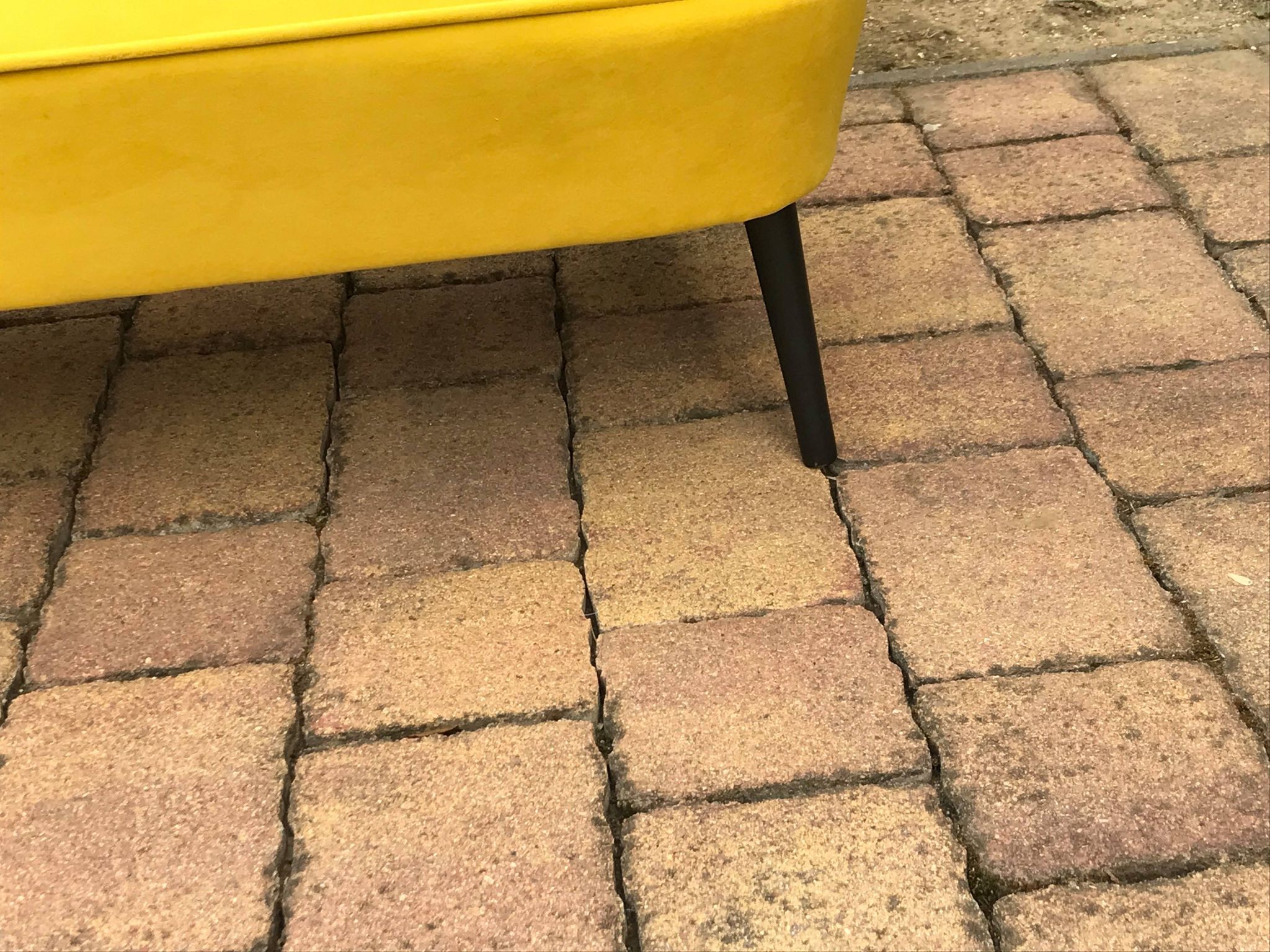 Mid-century scandinavian modern velvet sofa, 1950