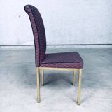 Hollywood Regency Style Design Dining Chair, 1970s, Belgium, Set of 6