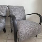 Pair of Art Deco armchairs