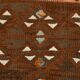 6x14 Kilim Warm Earthy Tons Long Wide Handmade Kilim Rug, 183x416 Cm