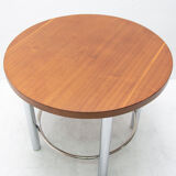 Bauhaus Chromed Coffee Table by Robert Slezak, 1930s