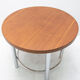 Bauhaus Chromed Coffee Table by Robert Slezak, 1930s