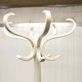 Parrot wears white Baumann coat 1970