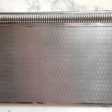 Box in silver and mahogany wood