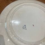 Old large round serving dish HBCM Béarn