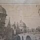 Etching The bridge of Frederiksborg Castle – The bridge at Frederiksborg Castle