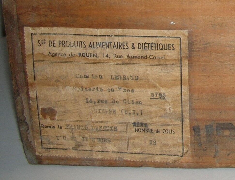 Nestle case in condensed milk wood before 1955