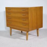 Teak Scandinavian chest of drawers, 1960s