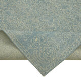 Hand-knotted persian antique 1970s 272 cm x 364 cm blue wool carpet