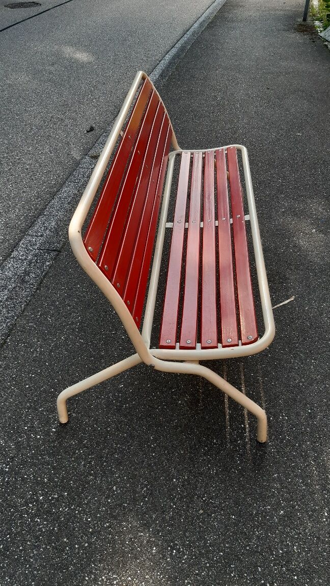 Foldable vintage garden bench