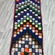 Tapis marocain unique-vintage Art déco Rug-Le tapis marocain le plus rare-Décor de la maison