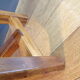 Brutalist elm farm bench
