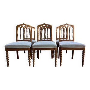 Suite de 6 chaises époque