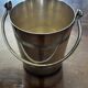 Ice bucket, 1930s period, silver-plated metal, 11 cm high