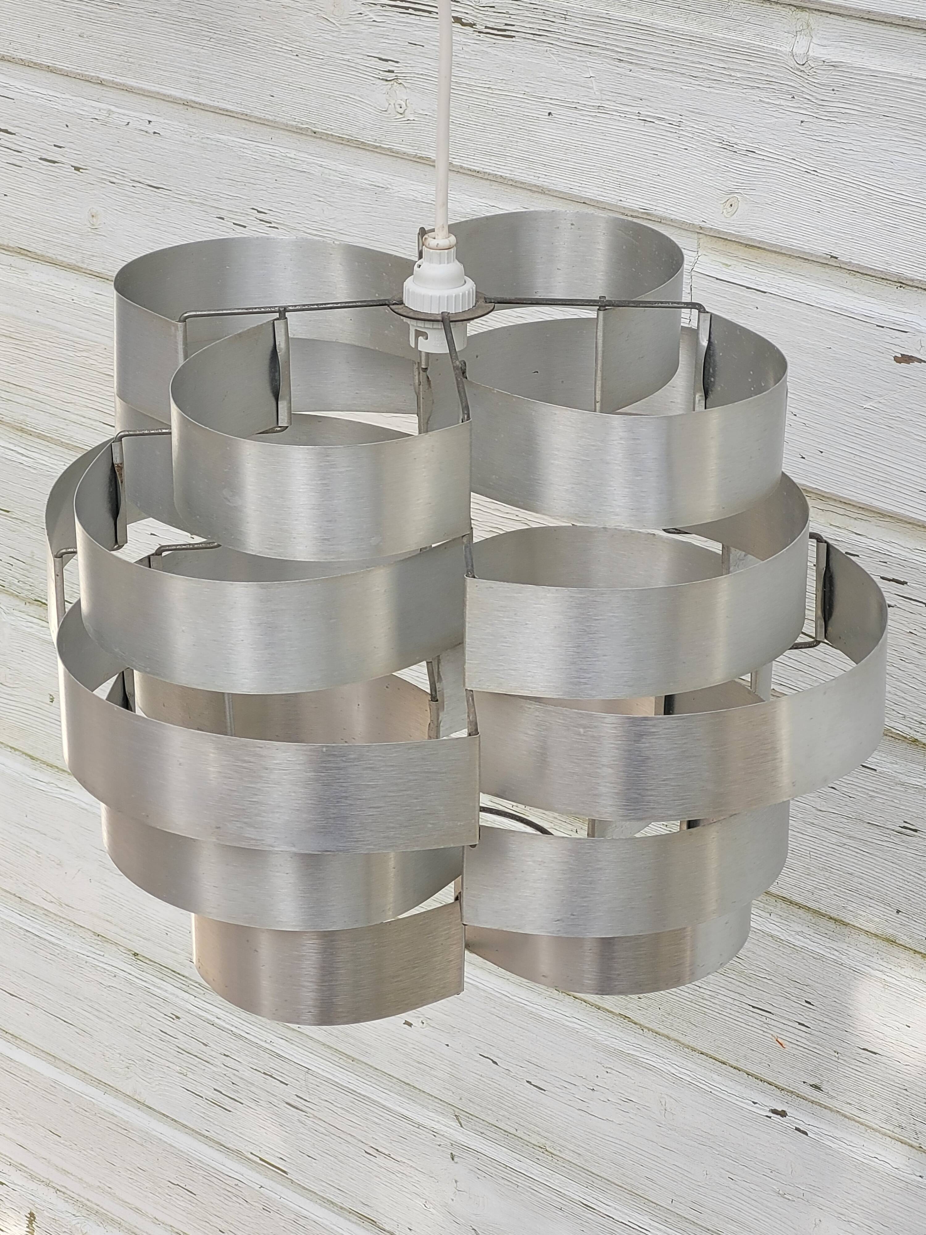 Suspension lamp aluminum Max Sauze