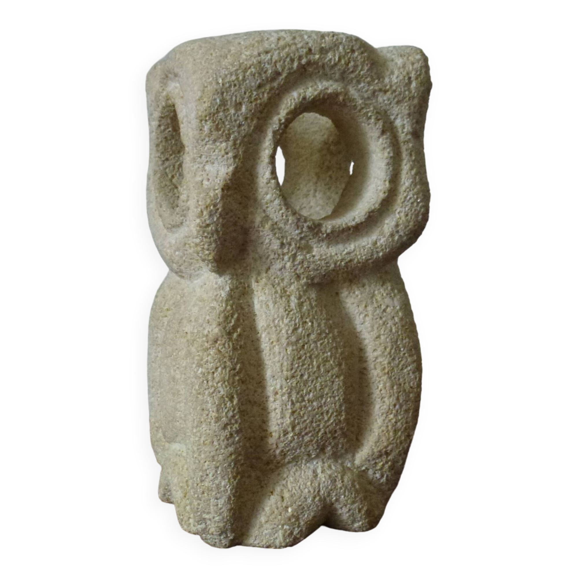 Owl Lamp Owl Albert Tormos Stone Sculpture Vintage 60s