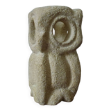 Owl Lamp Owl Albert Tormos Stone Sculpture Vintage 60s