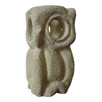 Owl Lamp Owl Albert Tormos Stone Sculpture Vintage 60s