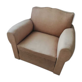 Fauteuil club "moustache" convertible