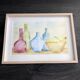 Post-impressionist watercolor, Germany, 1990s