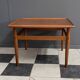 Table basse carrée en teck par Grete Jalk pour Glostrup Danemark années 1960.