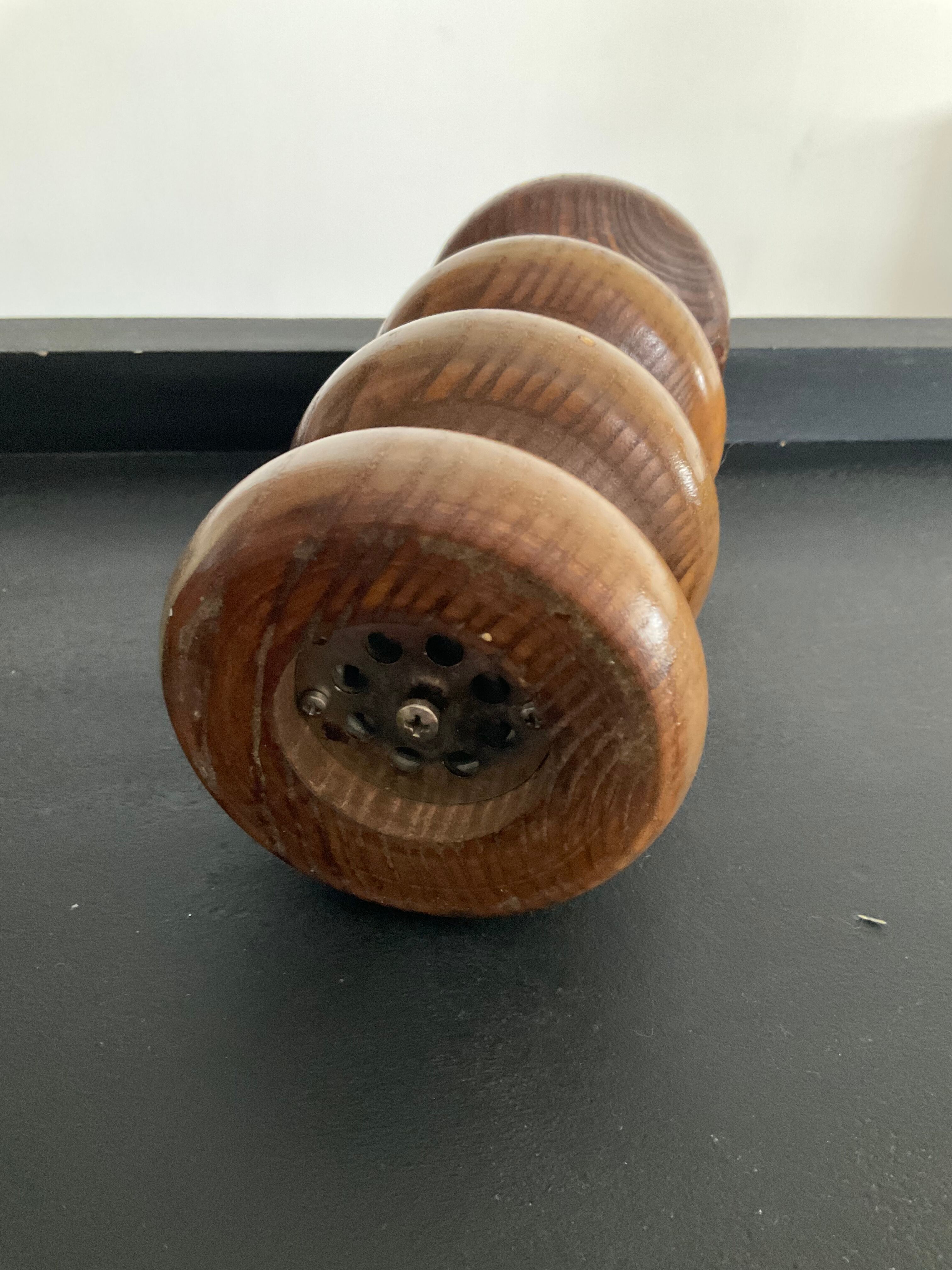 Scandinavian wooden pepper mill 70s