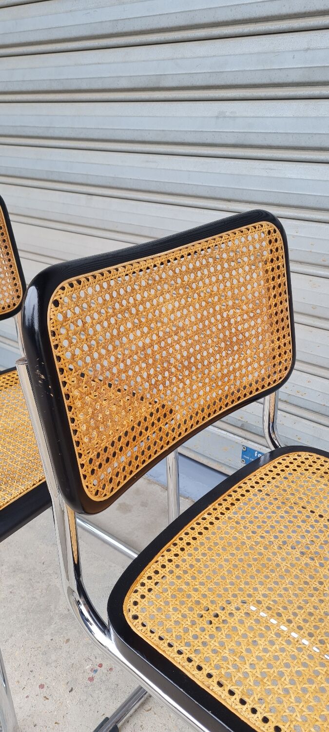 Set of four chairs B32 cesca Marcel Breuer