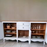 Buffet en chêne style Louis XV