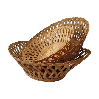 Lot de 3 corbeilles