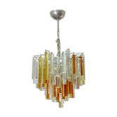 Lustre cristal italien vintage Venini trilobo