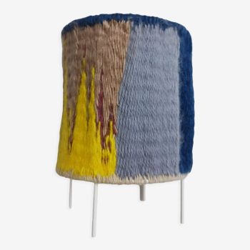 Wool weave table lampshade