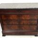 Commode secrétaire Louis Philippe en acajou XIX siècle