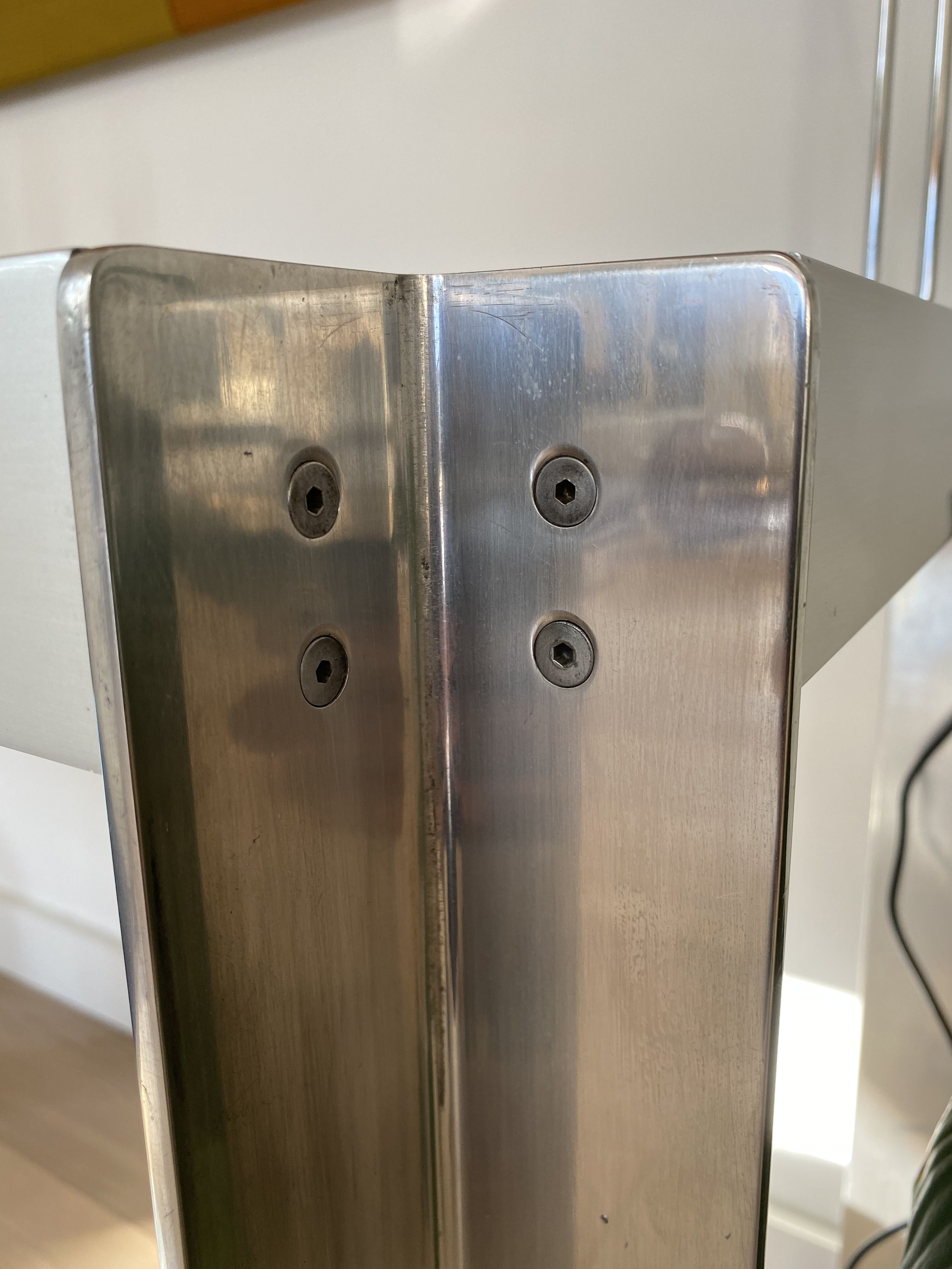 Georges Frydman's aluminium desk for E.F.A. 1960