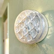 Frosted glass flush mount ceiling or wall light
