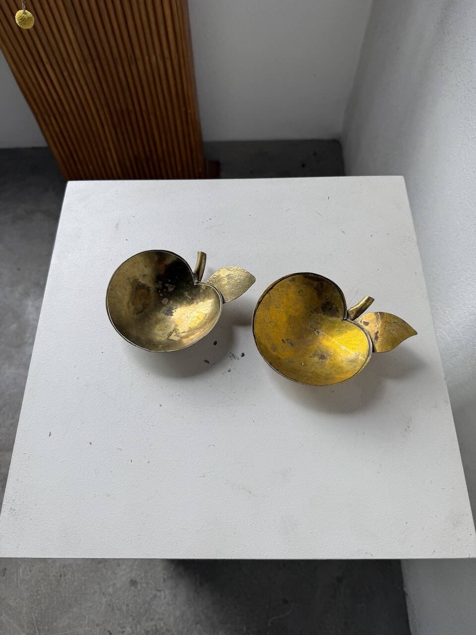 Brass "apple" pocket watch