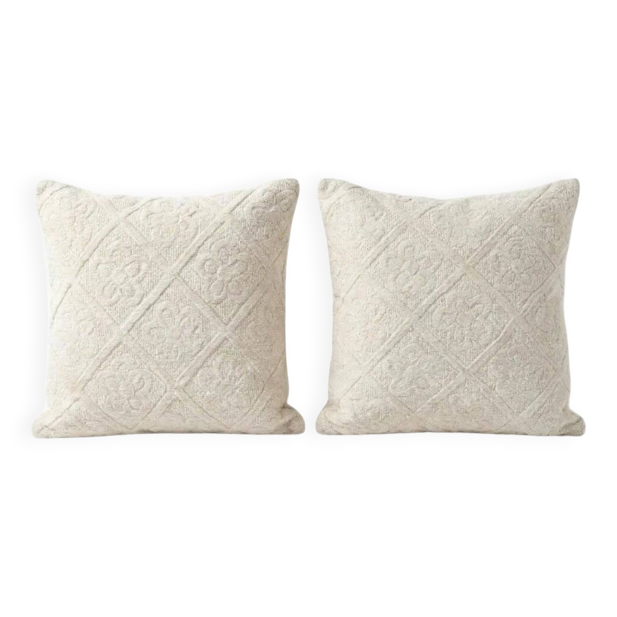 Set of 2 vintage kilim cushion covers 46x51 cm