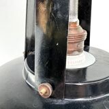Hanging lamp sheet enamelled black color 1950