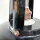 Hanging lamp sheet enamelled black color 1950
