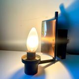 Applique murale Art Déco scandinave en métal/cuivre vintage