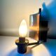 Scandinavian Art Deco Wall Sconce light in Metal/Copper Vintage