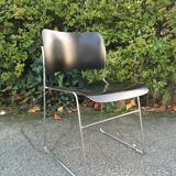 Set of 6 David Rowland Black Chairs 40/4